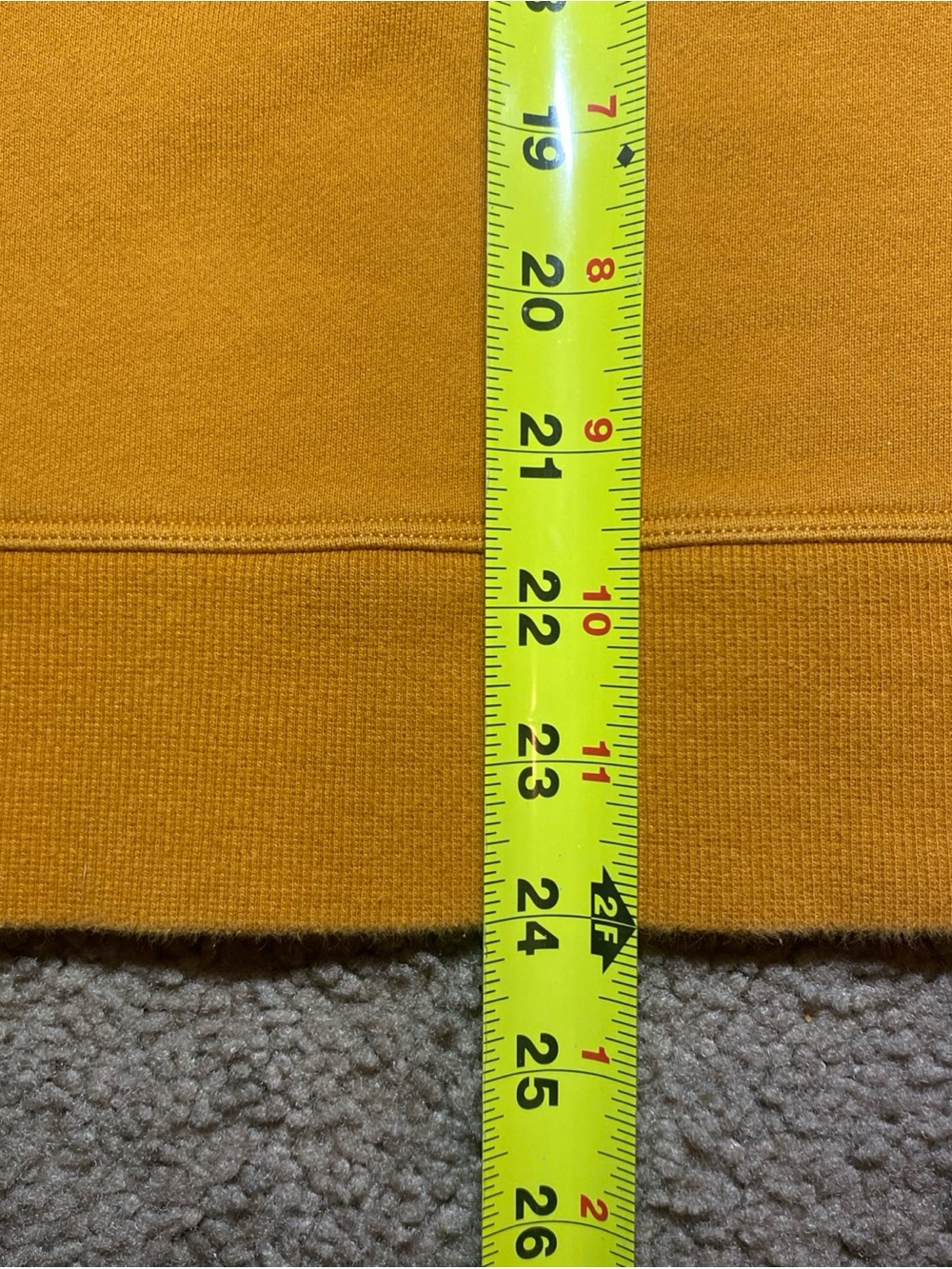 Lululemon Crewneck Sweatshirt Womens Orange Long Sleeve See Measurements - Picture 4 of 4
